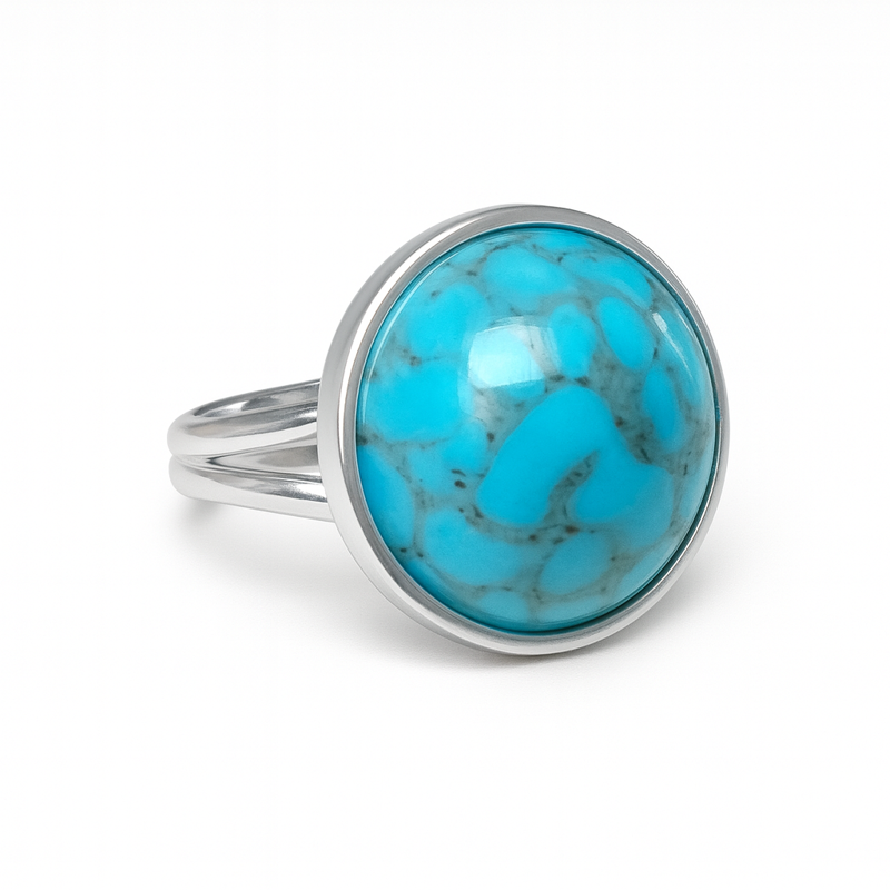 Prsten z bižuterie - stříbrný JBK1204