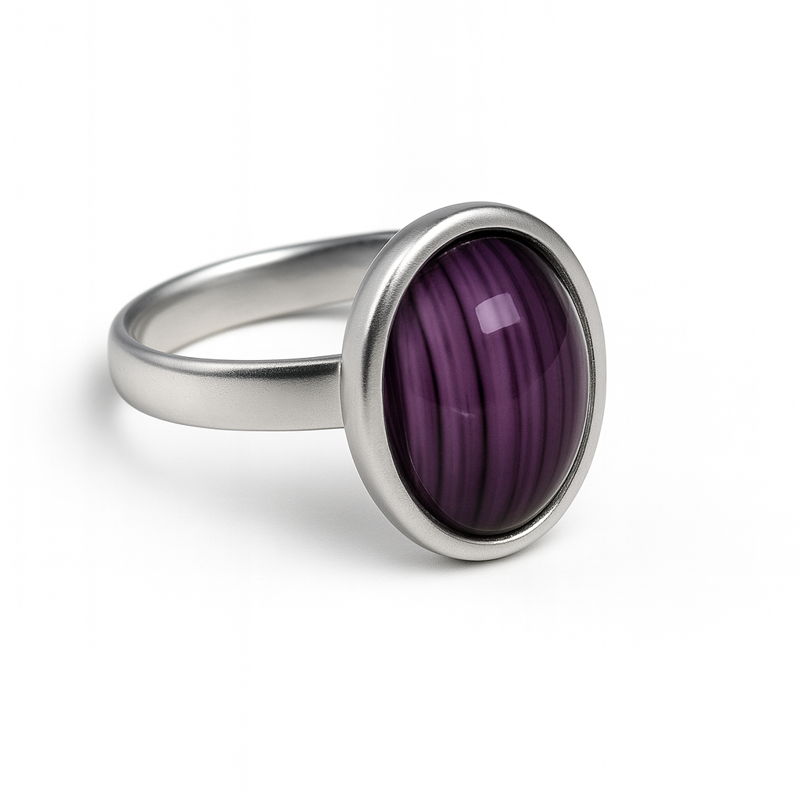 Prsten z bižuterie - stříbrný JBO1002