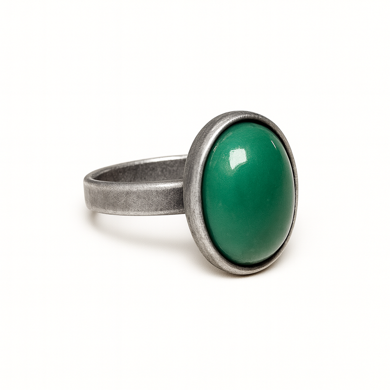 Prsten z bižuterie - starostříbrný  JBO1504