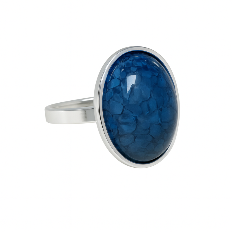 Prsten z bižuterie - stříbrný JBO2015