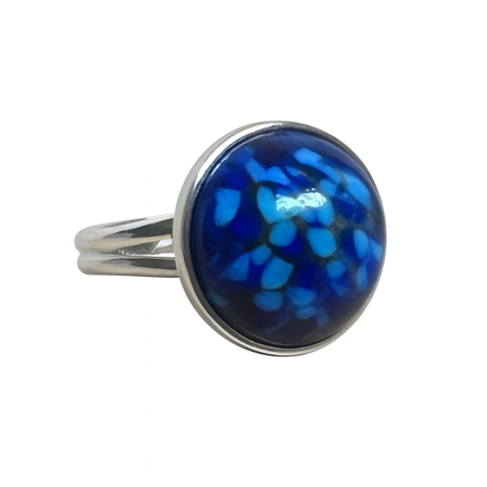 Prsten z bižuterie - stříbrný JBK1202