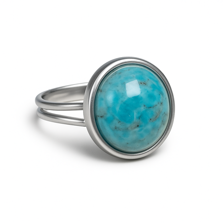 Prsten z bižuterie - stříbrný JBK1203