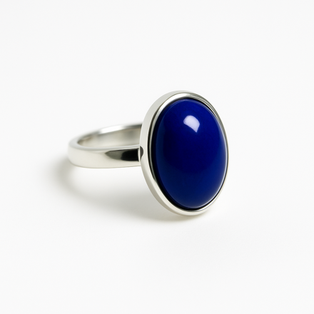 Prsten z bižuterie - stříbrný JBO1505